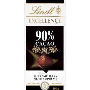 Lindt EXCELLENCE Dark 90% Bar 100g